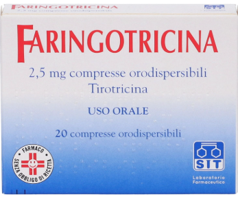 FARINGOTRICINA*20CPR ORO 2,5MG