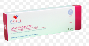 F CARE TEST RAPIDO GRAVIDANZA MIDSTREAM HCG 1 PEZZO