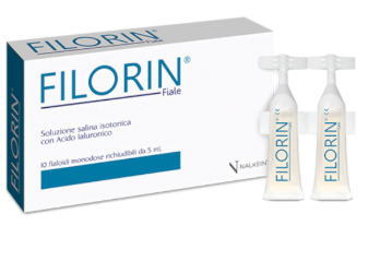 FILORIN FIALE SOLUZIONE SALINA ISOTONICA CON ACIDO IALURONICO 0,9% PER USO INALATORIO 10 FIALOIDI MONODOSE RICHIUDIBILI DA 5 ML