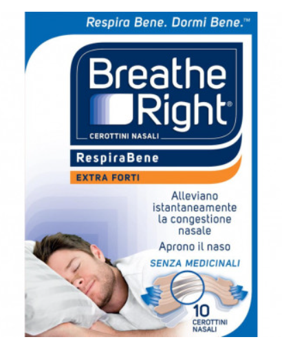 CEROTTI NASALI BREATHE RIGHT EXTRA FORTE 10 PEZZI